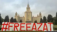 Free Azat-banner at Moscow State University Free Azat-banner at Moscow State University
